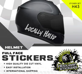 Locally Hated Helmet Decals