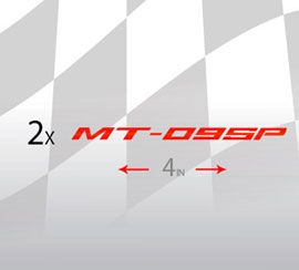 MT-09SP fairing stickers