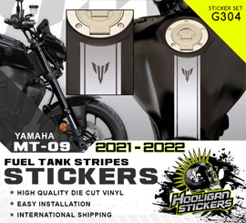 MT09 tank stickers