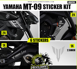 Yamaha MT 09 decals