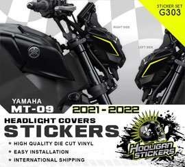 2021-2023 MT09 Head unit stickers