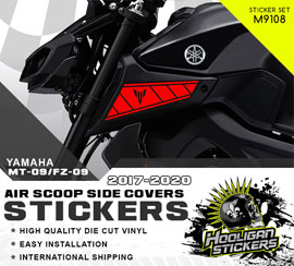 MT09 intake sticker