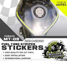 Fuel tank stickers M983