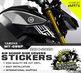 MT 09 SP stickers