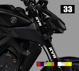 MT09 Fork Stickers
