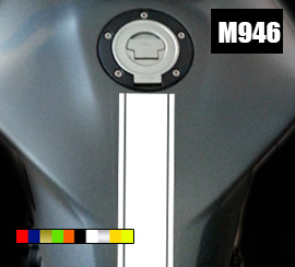 Fuel tank stripes Sticker M946