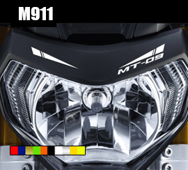 Classic MT09 Headlight stickers
