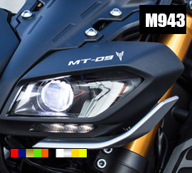 MT-09 headlight decals