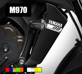 MT09 radiator guard stickers