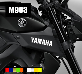 MT-09 air scoop side cover sticker