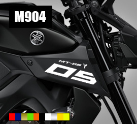 MT09 Intake cover stickers M904