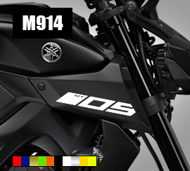 MT-09 air scoop side cover sticker