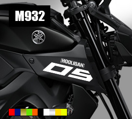 MT09 Intake cover stickers M932