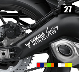 Yamaha Factory racing swingarm sticker