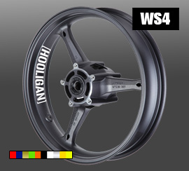 MT09 Hooligan wheel decals