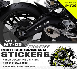 Classic MT-09 swingarm sticker
