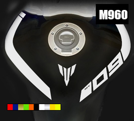 Yamaha MT09 tank decals